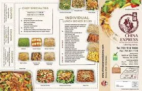 China Express Menu