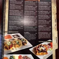 El Charro Menu