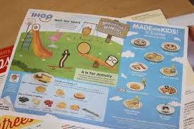 Ihop Kids Menu
