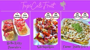 Tropicali Menu