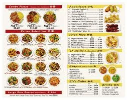 Chopsticks Menu
